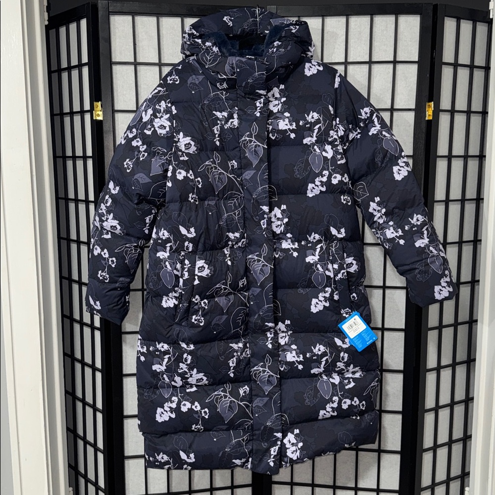 Columbia Boundless DaysPrint Long Down Jacket 1X - Picture 9 of 13